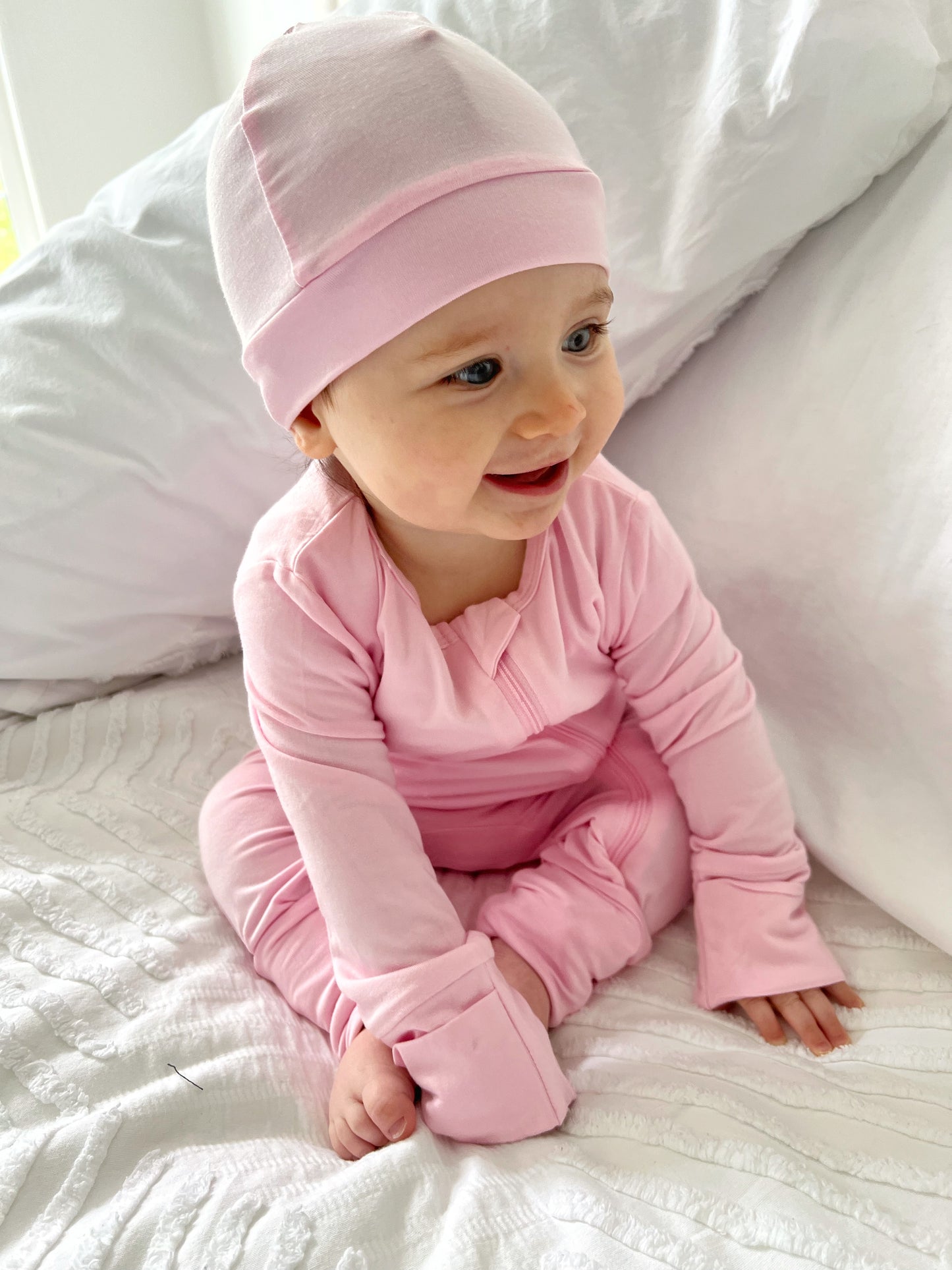 Bamboo Baby Hat in Bubblegum