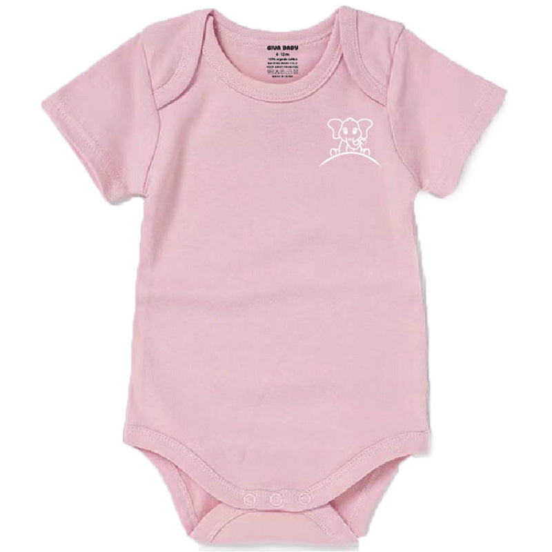 Organic Cotton Bodysuit in Rose